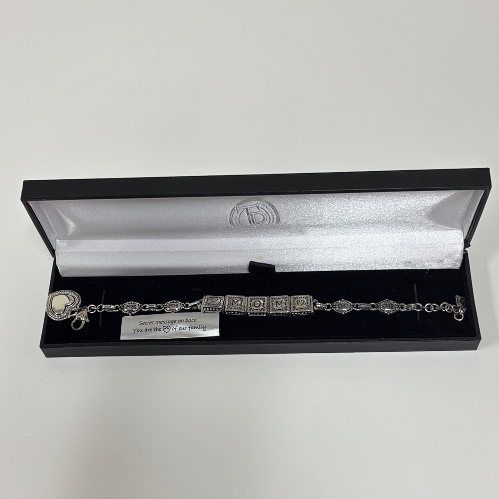 Mother’s Day Gift:Things Remembered Silver Bracelet with Heart Charm